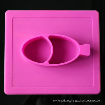 Eco-Friendly Elastomer Toddler Silicone Fruit Plate